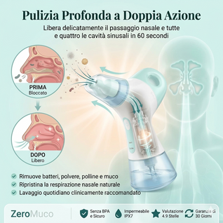 Irrigatore Nasale Elettrico — ZeroMuco